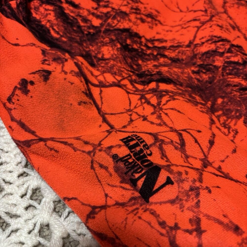 Mount’n Prairie Outdoor Pants Blaze Orange Naked North Insulated Camo Hunter W31 - Picture 9 of 13